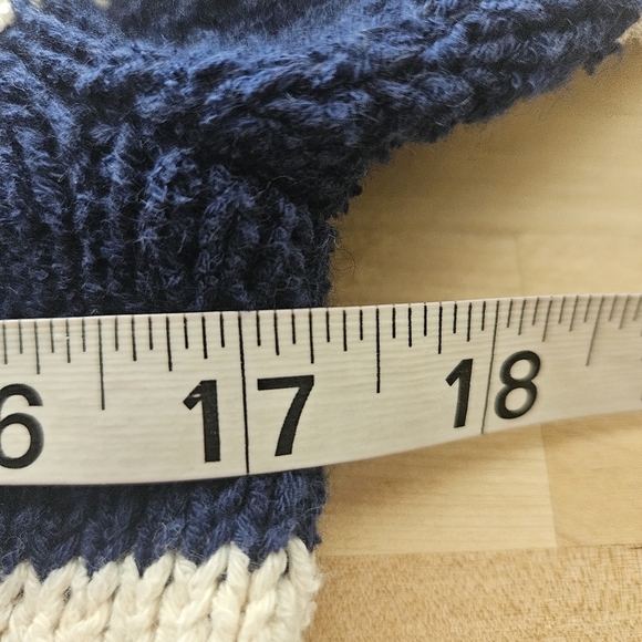 J CREW Twisted Stitch Stripe Pullover Sweater Navy Ivory Size S Nautical Preppy - Picture 6 of 13